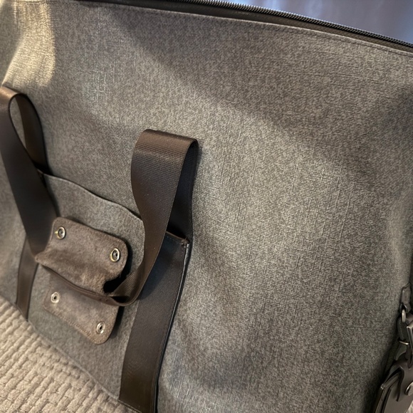 TUMI Alpha 3 Double Expansion Travel Satchel – Gray Nylon - Picture 3 of 7